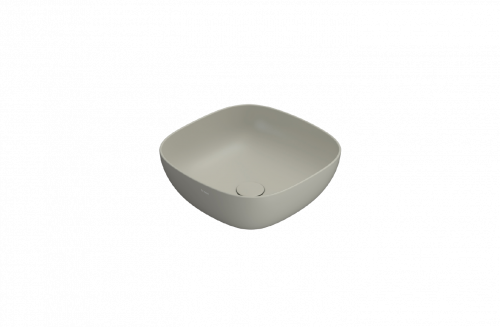 Washbasin T-EDGE | 420 x 420 x 160 | Cashmere mattte