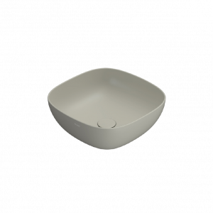 Washbasin T-EDGE | 420 x 420 x 160 | Cashmere mattte