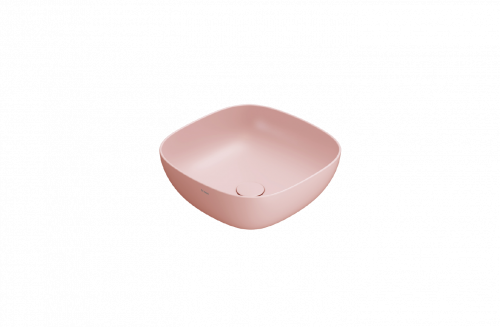 Washbasin T-EDGE | 420 x 420 x 160 | Pink mattte