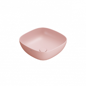 Washbasin T-EDGE | 420 x 420 x 160 | Pink mattte