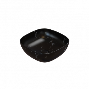 Washbasin T-EDGE | 420 x 420 x 160 | Portoro Nero mattte