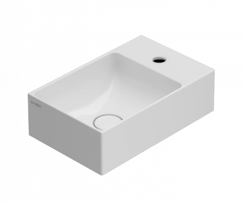 Washbasin T-EDGE | 400x250x120 mm | White gloss