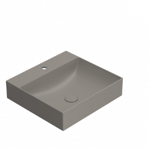 Washbasin T-EDGE | 500x470x120 | without battery hole | Agate mattte