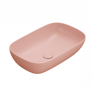 Washbasin T-EDGE | 600x380x160 mm | Pink mattte