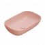 Washbasin T-EDGE | 600x380x160 mm | Pink mattte