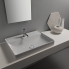 Washbasin T-EDGE | 610 x 460 x 140 | white