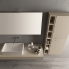 Washbasin T-EDGE | 610x370x140 mm | Light grey mattte