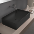 Washbasin T-EDGE | 610x370x140 mm | Black mattte