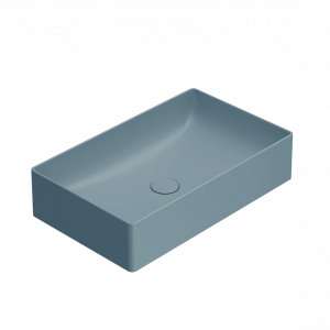 Washbasin T-EDGE | 610x370x140 mm | Blue mattte