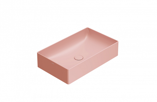 Washbasin T-EDGE | 610x370x140 mm | Pink mattte