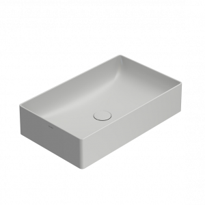 Washbasin T-EDGE | 610x370x140 mm | Light grey mattte