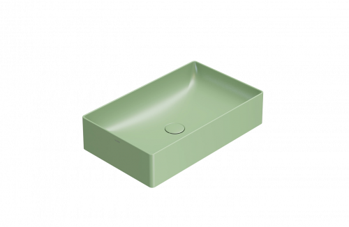 Washbasin T-EDGE | 610x370x140 mm | Lime mattte