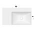 Washbasin T-EDGE | 800 x 470 x 120 | White gloss