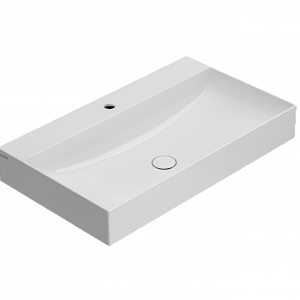 Washbasin T-EDGE | 800x470x120 | White gloss