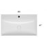 Washbasin T-EDGE | 800x470x120 | without battery hole | Anthracite mattte