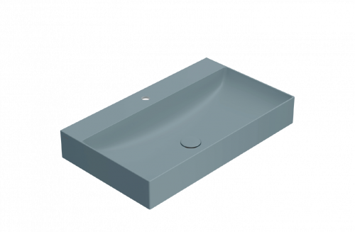 Washbasin T-EDGE | 800x470x120 | Blue mattte