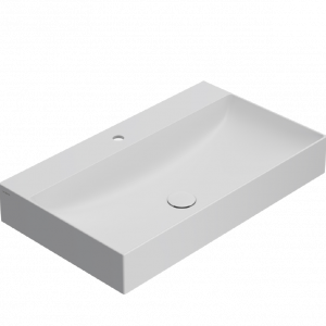 Washbasin T-EDGE | 800x470x120 | White mattte