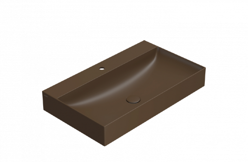 Washbasin T-EDGE | 800x470x120 | Chestnut mattte