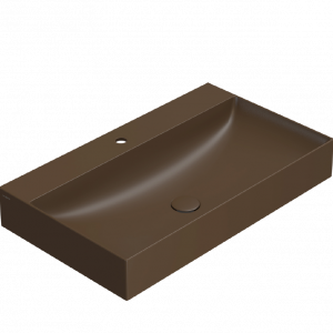 Washbasin T-EDGE | 800x470x120 | Chestnut mattte