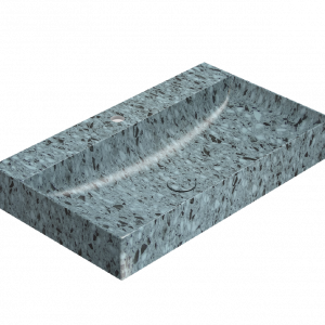 Washbasin T-EDGE | 800x470x120 | Turquoise grit mattte