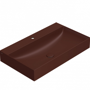 Washbasin T-EDGE | 800x470x120 | Brick mattte