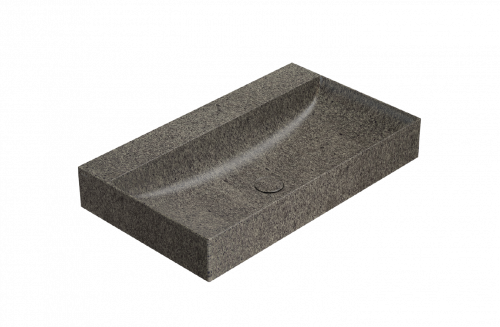 Washbasin T-EDGE | 800x470x120 | Pepperoni Grigio mattte