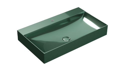 Washbasin T-EDGE | 800x470x120 | Sea green gloss