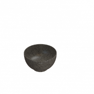 Vessel sink | T_EDGE | 300x300x160 mm | Peperino Grigio mattte