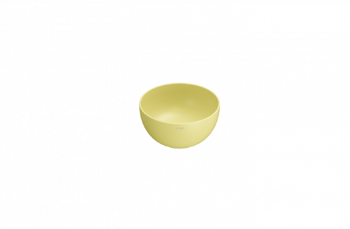 Vessel sink | T_EDGE | 300x300x160 mm | Mustard yellow mattte