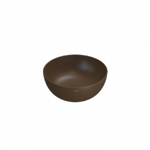 Vessel sink | T_EDGE | 370x370x160 mm | Chestnut mattte