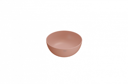 Vessel sink | T_EDGE | 370x370x160 mm | Pink mattte