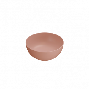 Vessel sink | T_EDGE | 370x370x160 mm | Pink mattte