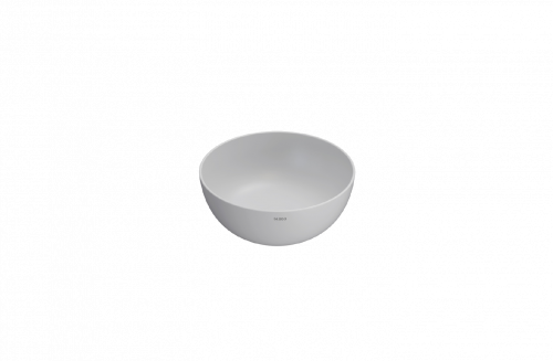 Vessel sink | T_EDGE | 370x370x160 mm | Light grey mattte