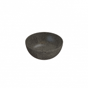 Vessel sink | T_EDGE | 370x370x160 mm | Peperino Grigio mattte