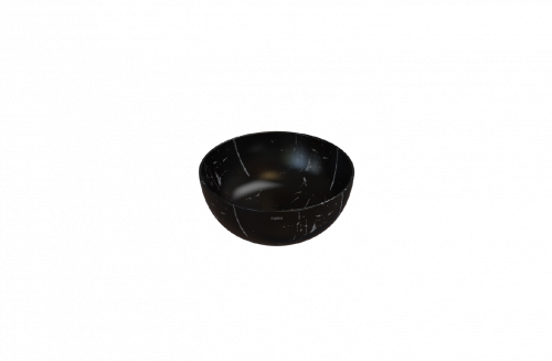 Vessel sink | T_EDGE | 370x370x160 mm | Portoro Nero mattte