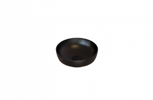 Washbasin T-EDGE | 370x370x140 mm | Black mattte