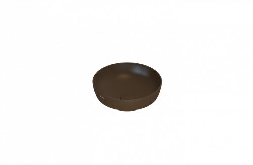 Washbasin T-EDGE | 370x370x140 mm | Chestnut mattte