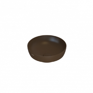 Washbasin T-EDGE | 370x370x140 mm | Chestnut mattte