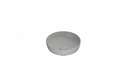 Washbasin T-EDGE | 370x370x140 mm | Light grey mattte