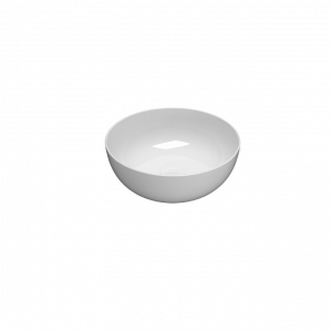 Vessel sink | T_EDGE | 420 x 420 x 160 | White gloss