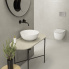 Vessel sink | T_EDGE | 420 x 420 x 160 | Pearl mattte