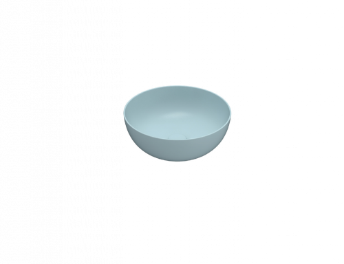 Vessel sink | T_EDGE | 420 x 420 x 160 | Blue mattte