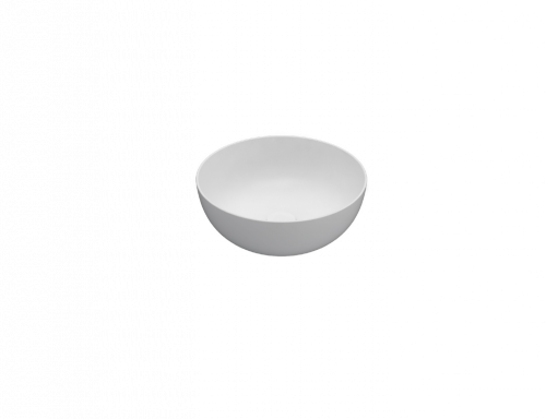 Vessel sink | T_EDGE | 420 x 420 x 160 | White mattte