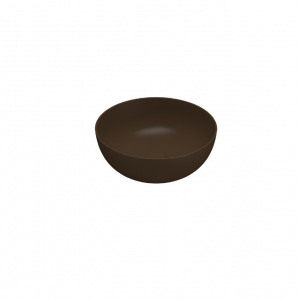 Vessel sink | T_EDGE | 420 x 420 x 160 | Chestnut mattte