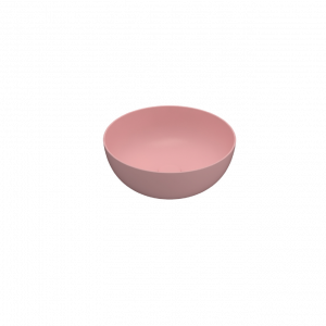 Vessel sink | T_EDGE | 420 x 420 x 160 | Pink mattte