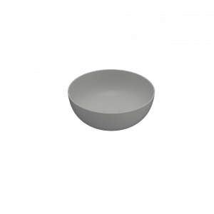 Vessel sink | T_EDGE | 420 x 420 x 160 | Light grey mattte