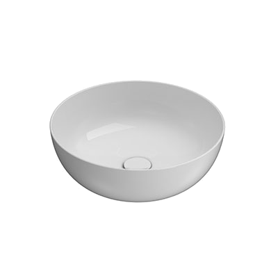 Vessel sink | T_EDGE | 450x450x160 mm | White gloss