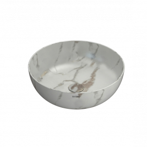 Vessel sink | T_EDGE | 450x450x160 mm | Lehká gilošovaná mattte