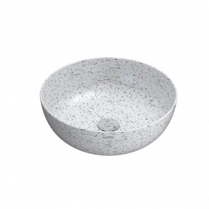 Vessel sink | T_EDGE | 450x450x160 mm | Ledová drť mattte