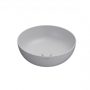 Vessel sink | T_EDGE | 450x450x160 mm | Light grey mattte